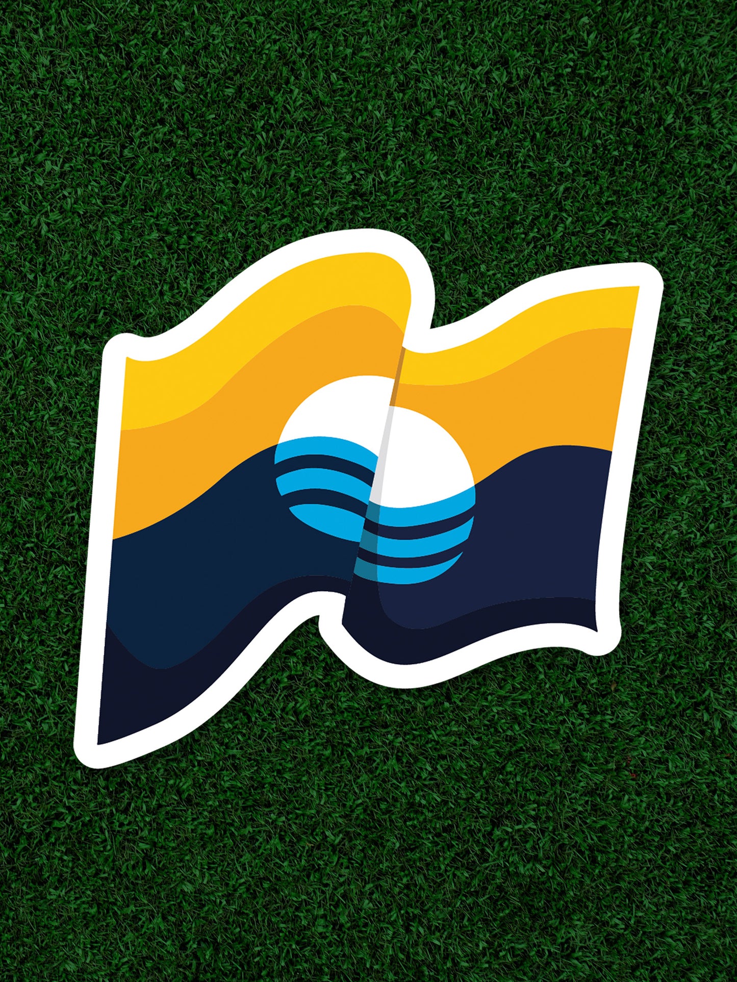 Milwaukee Waving Flag Sticker
