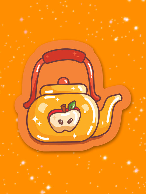 Apple Teapot Sticker