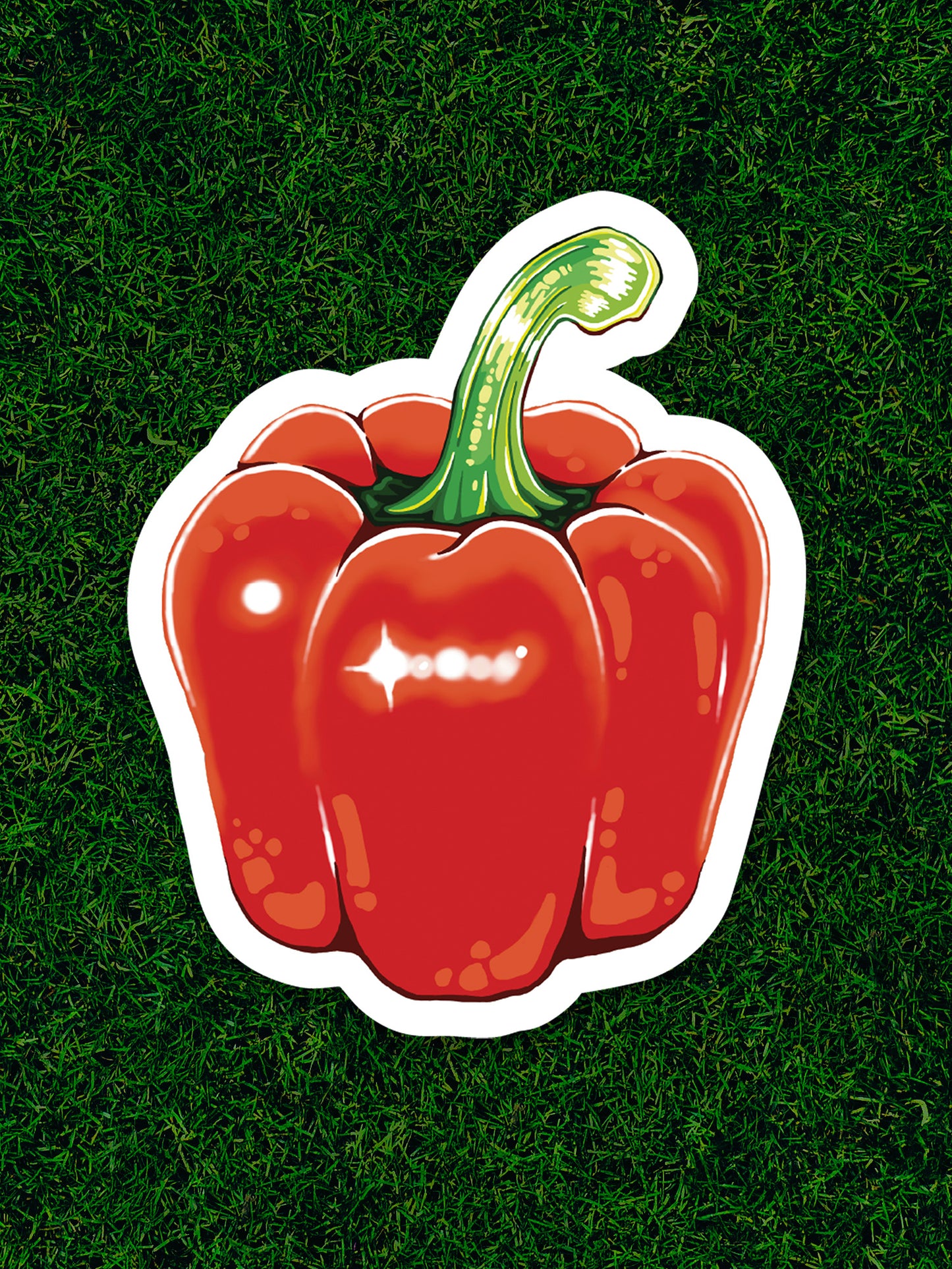 Red Bell Pepper Sticker