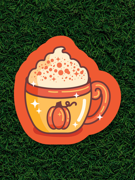 Pumpkin Spice Coffee Sticker