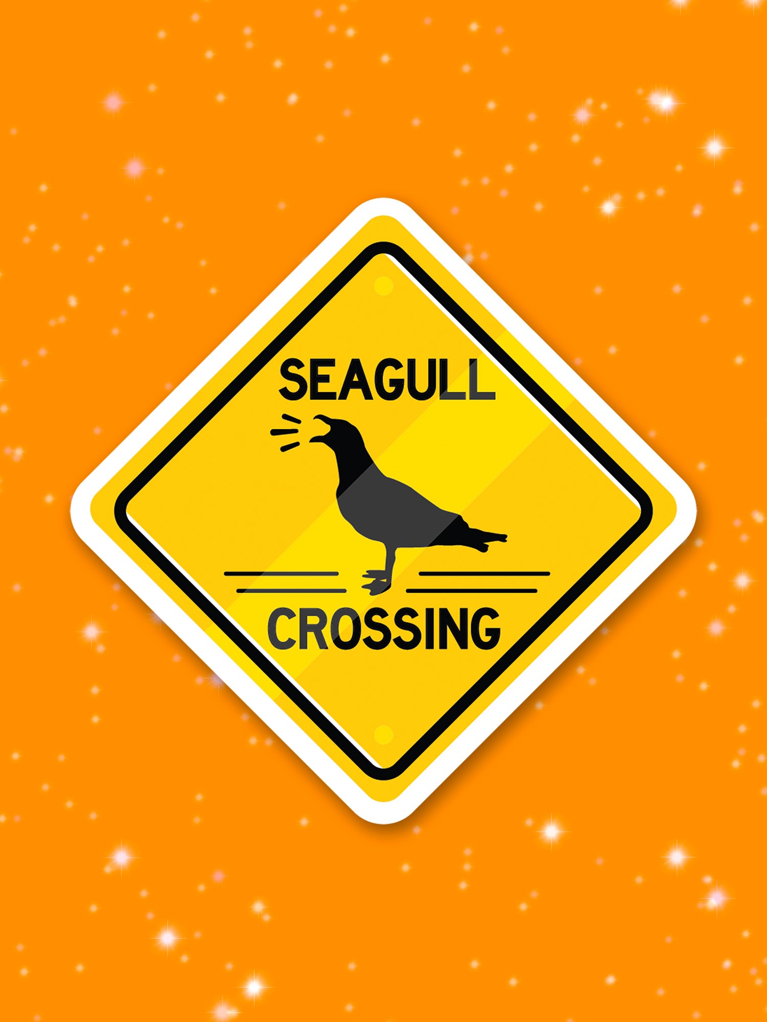 Seagull Crossing Sticker