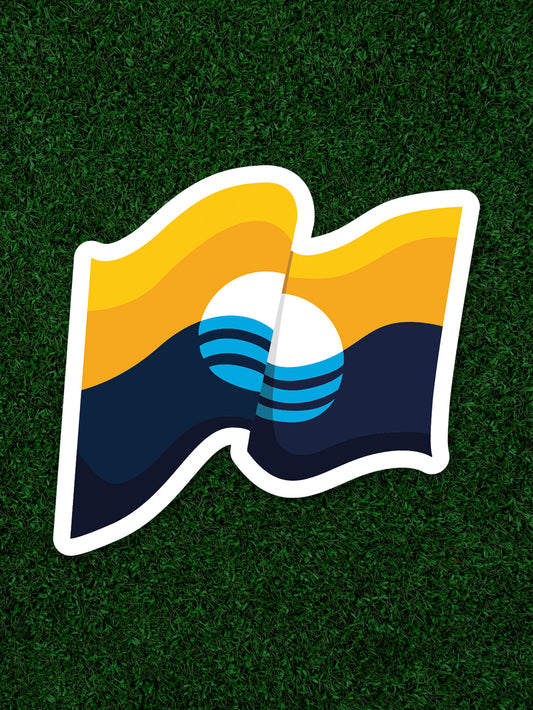 Milwaukee Waving Flag Sticker