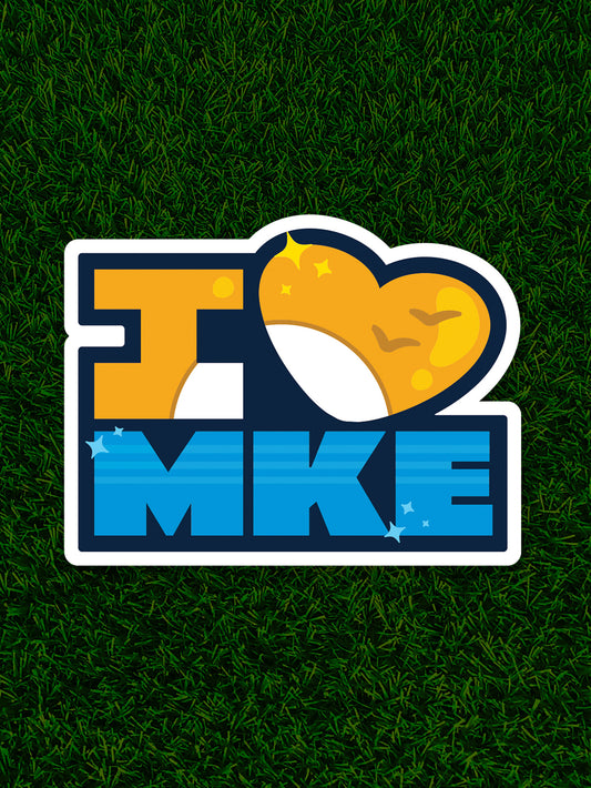 I Heart MKE Sticker